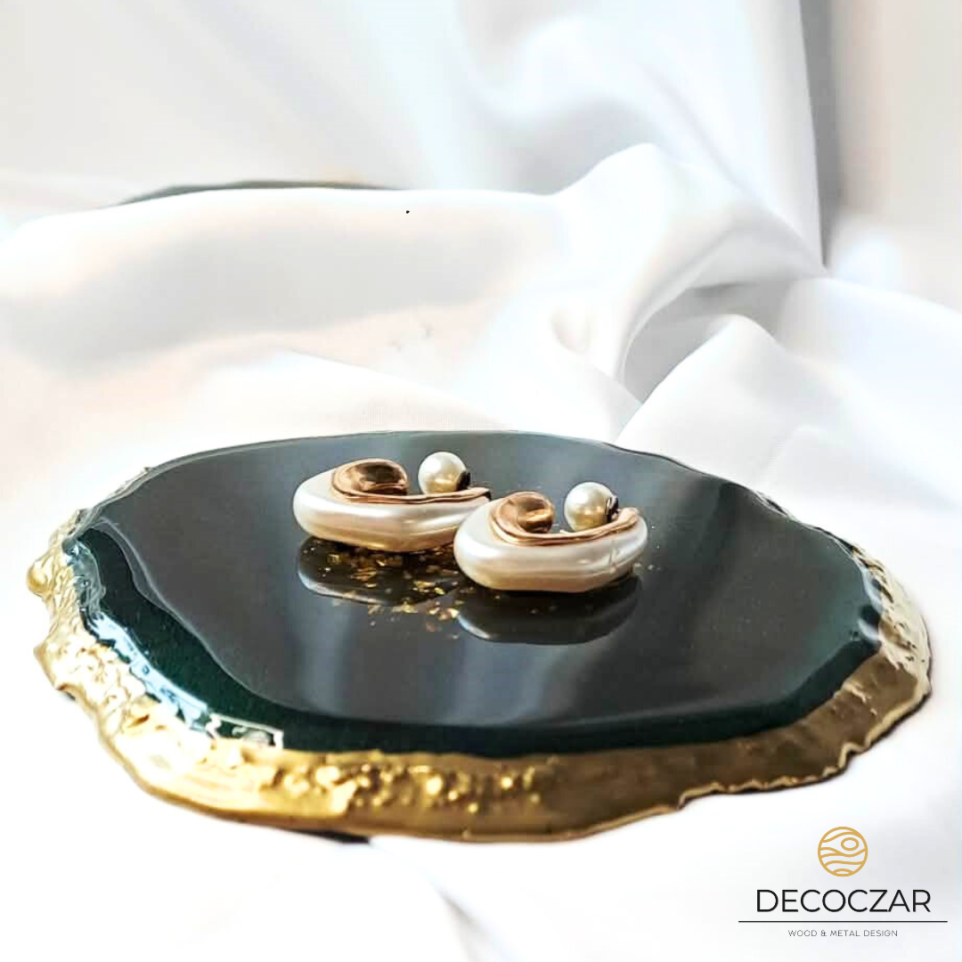 PODKŁADKA "BUTELKOWA ZIELEŃ AURA" 2 szt - obrazek 2