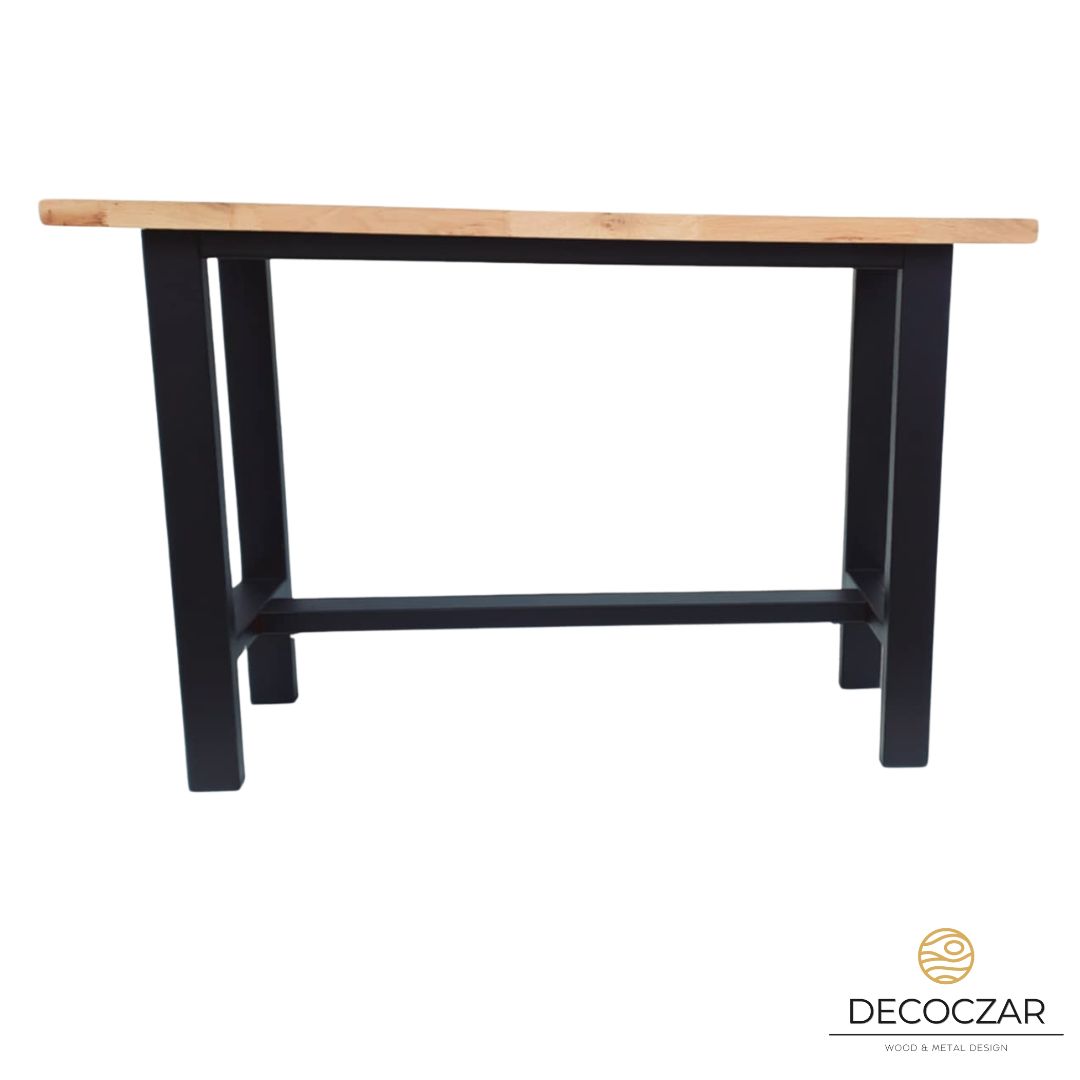 STÓŁ BAROWY DĘBOWY LOFT INDUSTRIALNY - obrazek 10