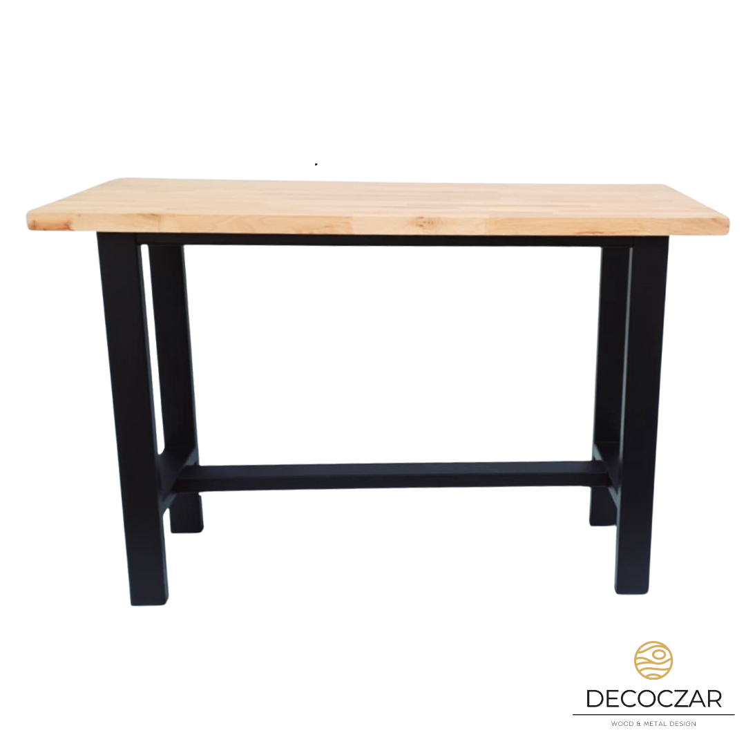 STÓŁ BAROWY DĘBOWY LOFT INDUSTRIALNY - obrazek 7