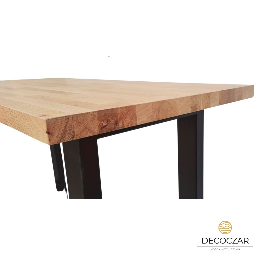 STÓŁ BAROWY DĘBOWY LOFT INDUSTRIALNY - obrazek 6