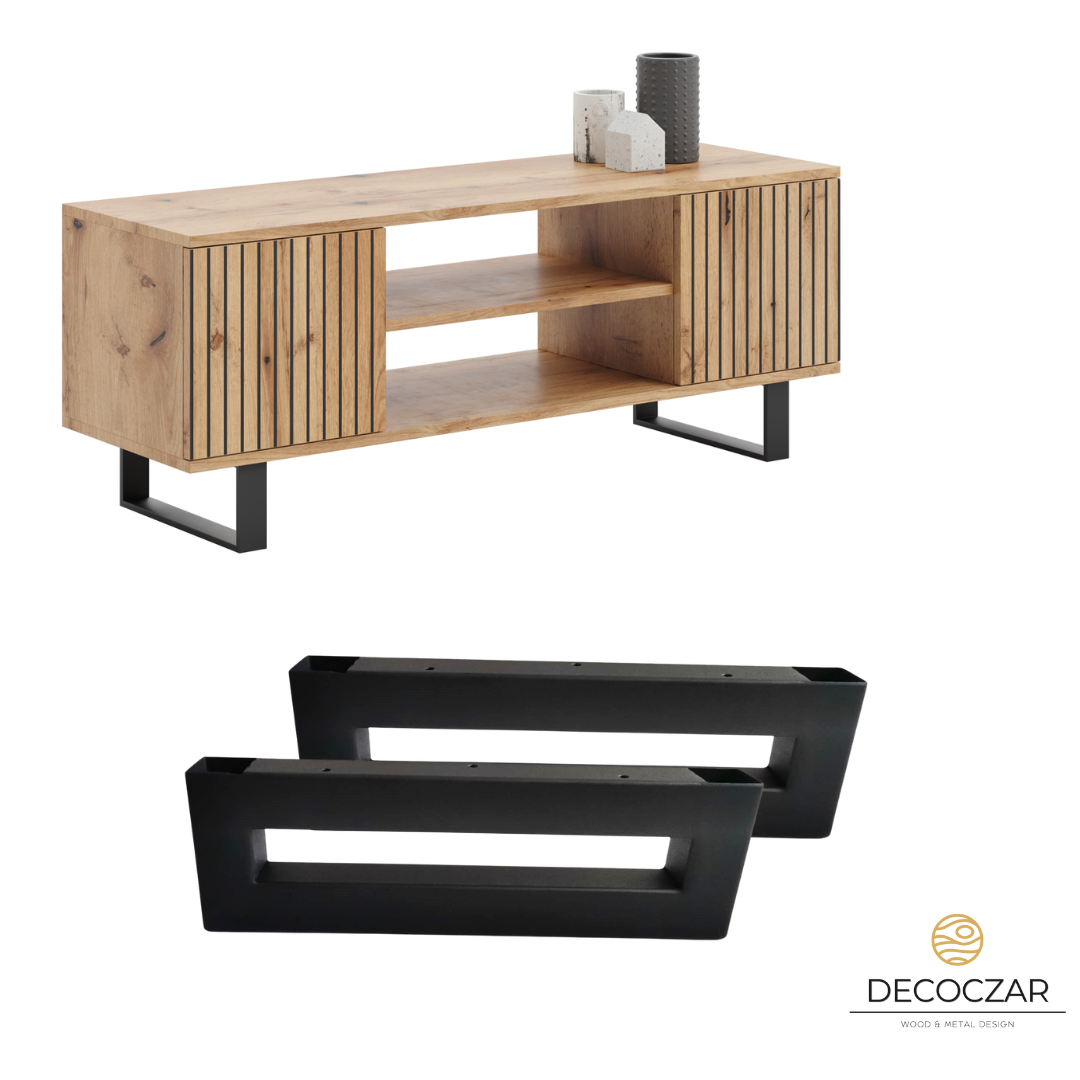 METALOWA NOGA POD KOMODĘ, SZAFKĘ RTV LOFT